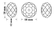Swarovski BOLA 18mm ud humo SWAROSKI CENTROARTESANO