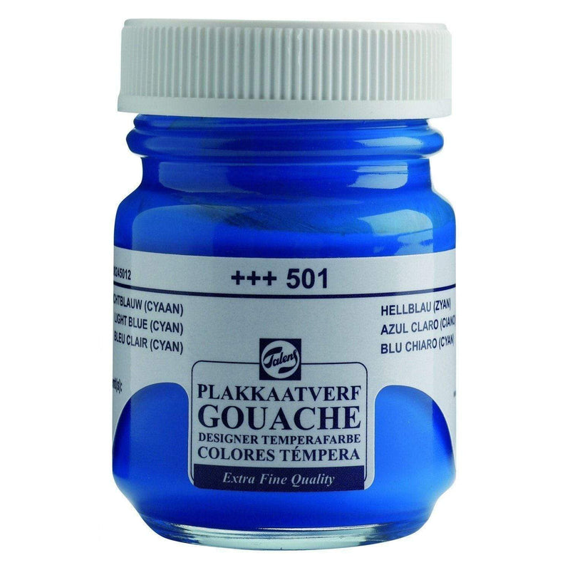 Gouache fino 50cc cyan 501 TALENS Oferta CENTROARTESANO