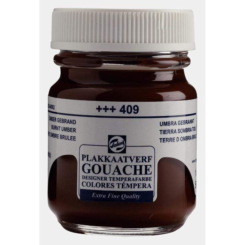 Gouache fino 50cc N409 Tierra sombra tostada TALENS Oferta CENTROARTESANO