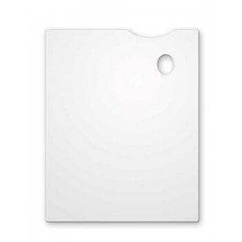 Paleta rectangular plastico blanco liso 21x30cm TALENS CENTROARTESANO