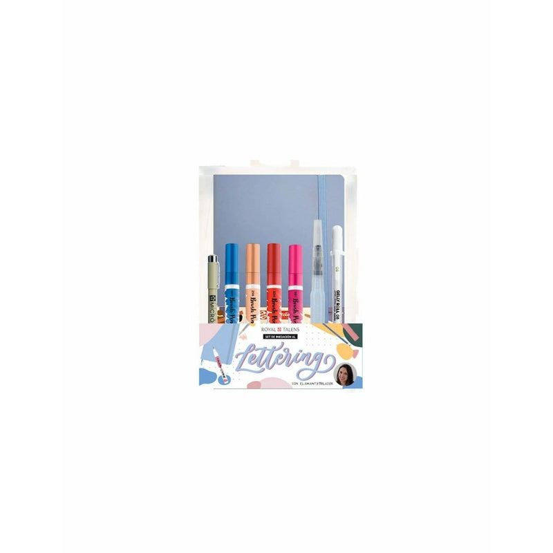 Royal Talens Kit set iniciacion Lettering PO200031 azul TALENS CENTROARTESANO