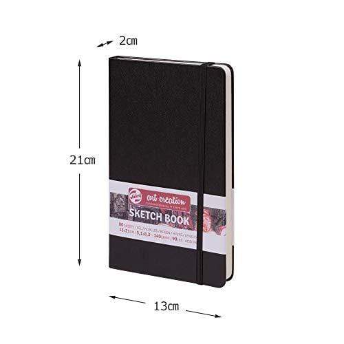 Carnet de croquis Art creation Talens 140gr 13x21cmcm noir sans acide