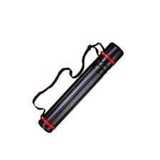 Tubo portaplano negro 60-110cm