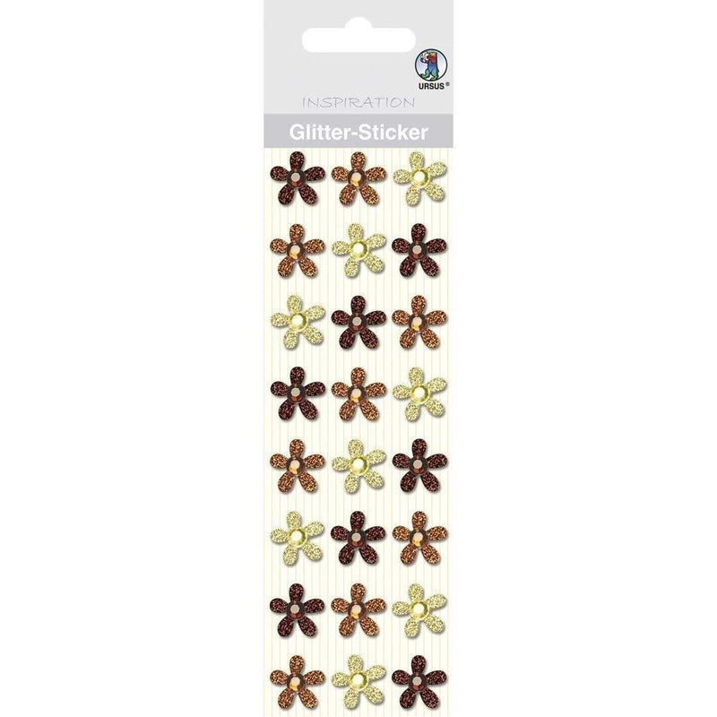 ursus stickers flor 08 marron URSUS CENTROARTESANO