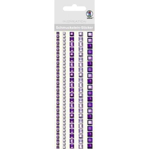 ursus stickers strass cuadrado 05 morado URSUS CENTROARTESANO