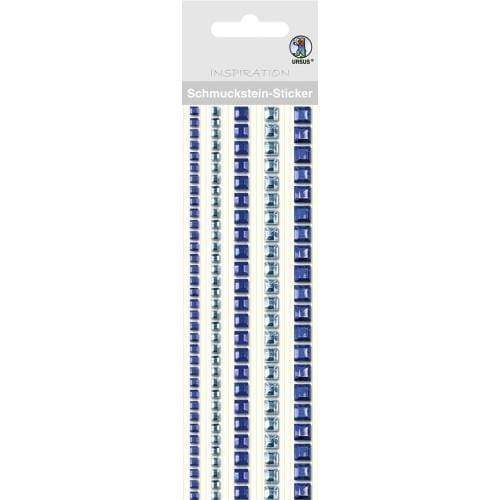 ursus stickers strass cuadrado 06 azul URSUS CENTROARTESANO
