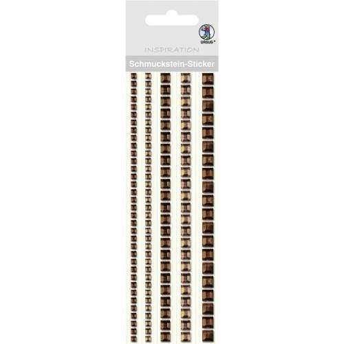 ursus stickers strass cuadrado 08 marron URSUS CENTROARTESANO