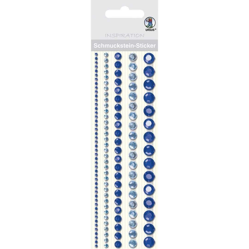 ursus stickers strass redondo 06 azul URSUS CENTROARTESANO