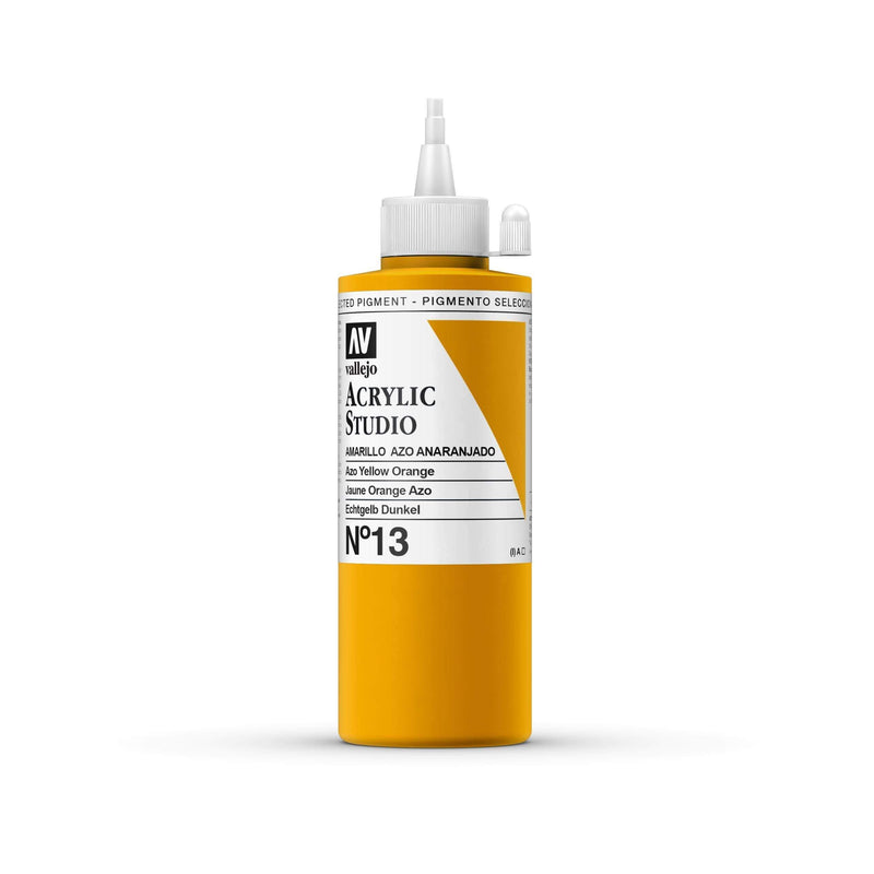 Vallejo acrilico studio 200ml 13 amarillo anaranjado VALLEJO Oferta CENTROARTESANO