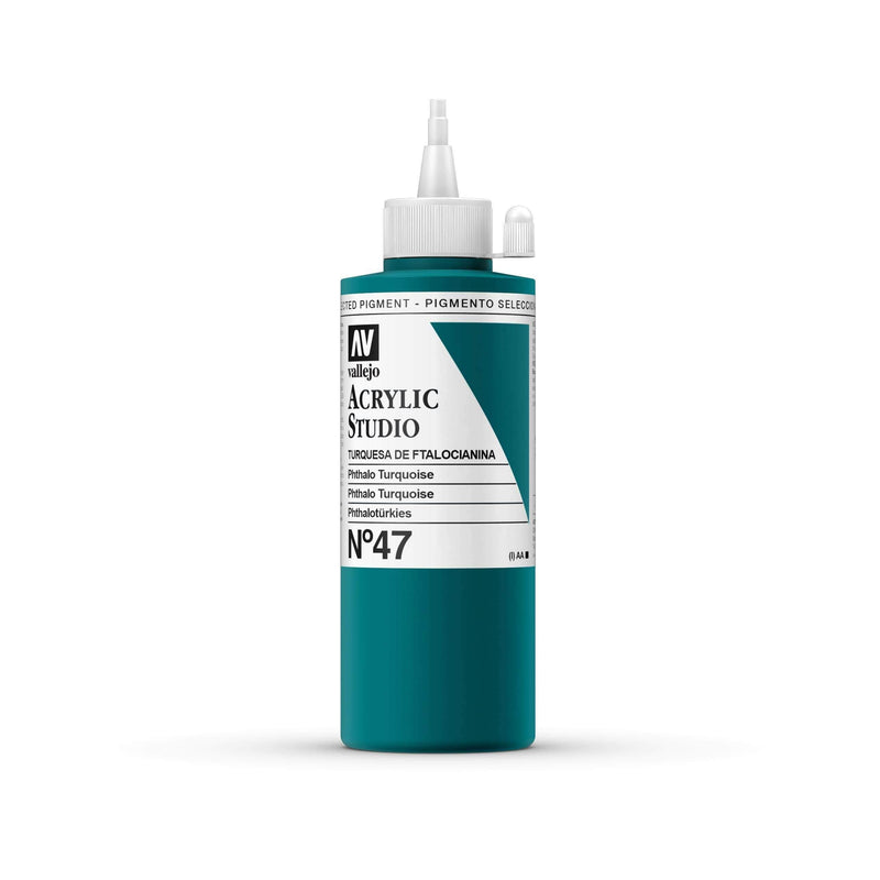Vallejo acrilico studio 200ml 47 turquesa ftalocianna VALLEJO Oferta CENTROARTESANO