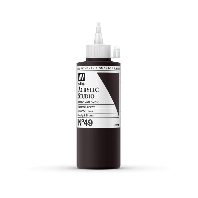 Vallejo acrilico studio 200ml 49 pardo van dyck VALLEJO Oferta CENTROARTESANO