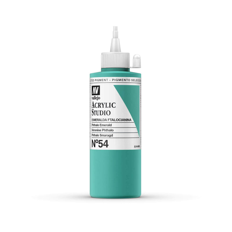 Vallejo acrilico studio 200ml 54 esmeralda ftalocianina VALLEJO Oferta CENTROARTESANO