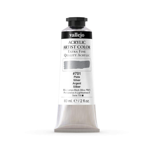Vallejo pintura acrilica 60ml 701 plata VALLEJO Oferta CENTROARTESANO
